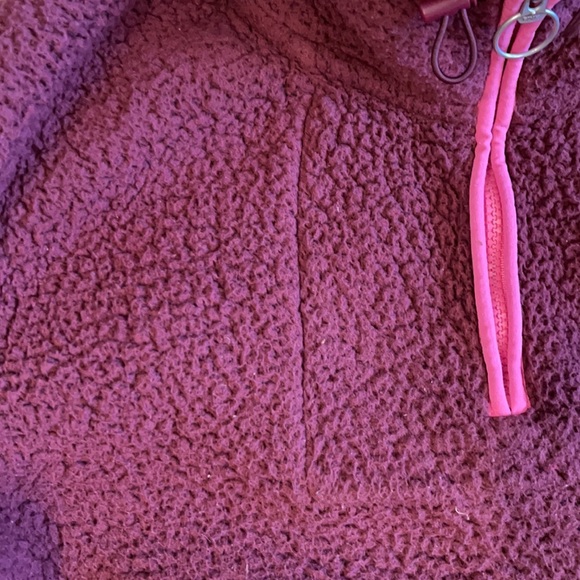 Pink Victoria secret Sherpa pullover over - Picture 2 of 2